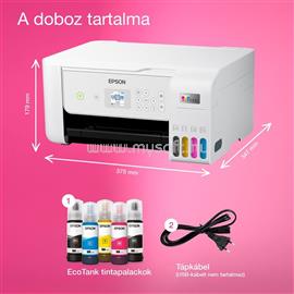 EPSON EcoTank L3286 színes multifunkciós tintasugaras tintatartályos nyomtató (8100/6500 oldalra elegendő tintával) C11CJ66427 small
