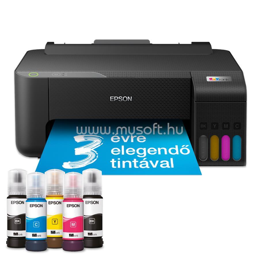 EPSON EcoTank L1230 színes tintasugaras tintatartályos nyomtató (8100/6500 oldalra elegendő tintával)