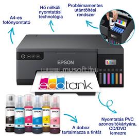EPSON EcoTank L8050 színes tintasugaras tintatartályos fotónyomtató (1500 fotóra elegendő tintával) C11CK37402 small