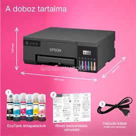 EPSON EcoTank L8050 színes tintasugaras tintatartályos fotónyomtató (1500 fotóra elegendő tintával) C11CK37402 small