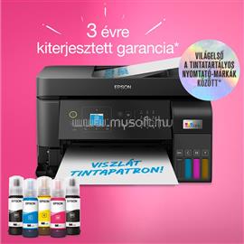 EPSON EcoTank L5590 színes multifunkciós tintasugaras tintatartályos nyomtató (6600/5900 oldalra elegendő tintával) C11CK57403 small
