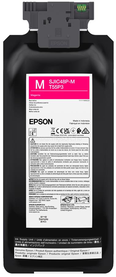 EPSON C8000 Eredeti bíbor tintapatron (480 ml)