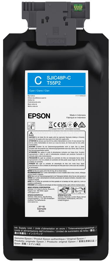 EPSON C8000 Eredeti cián tintapatron (480 ml)