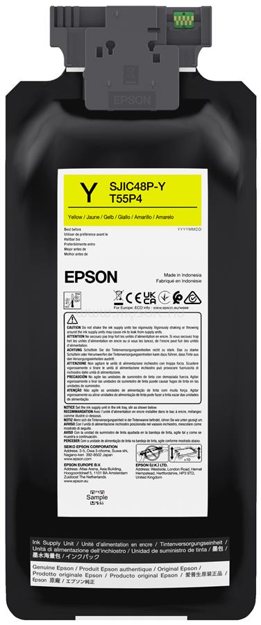 EPSON C8000 Eredeti sárga tintapatron (480 ml)