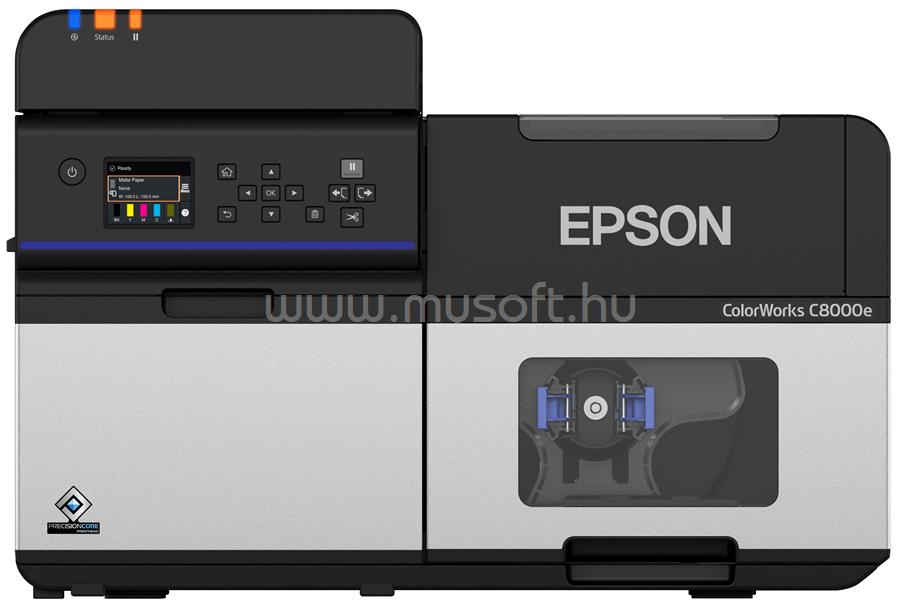EPSON ColorWorks C8000e (BK) ipari színes tintasugaras címkenyomtató