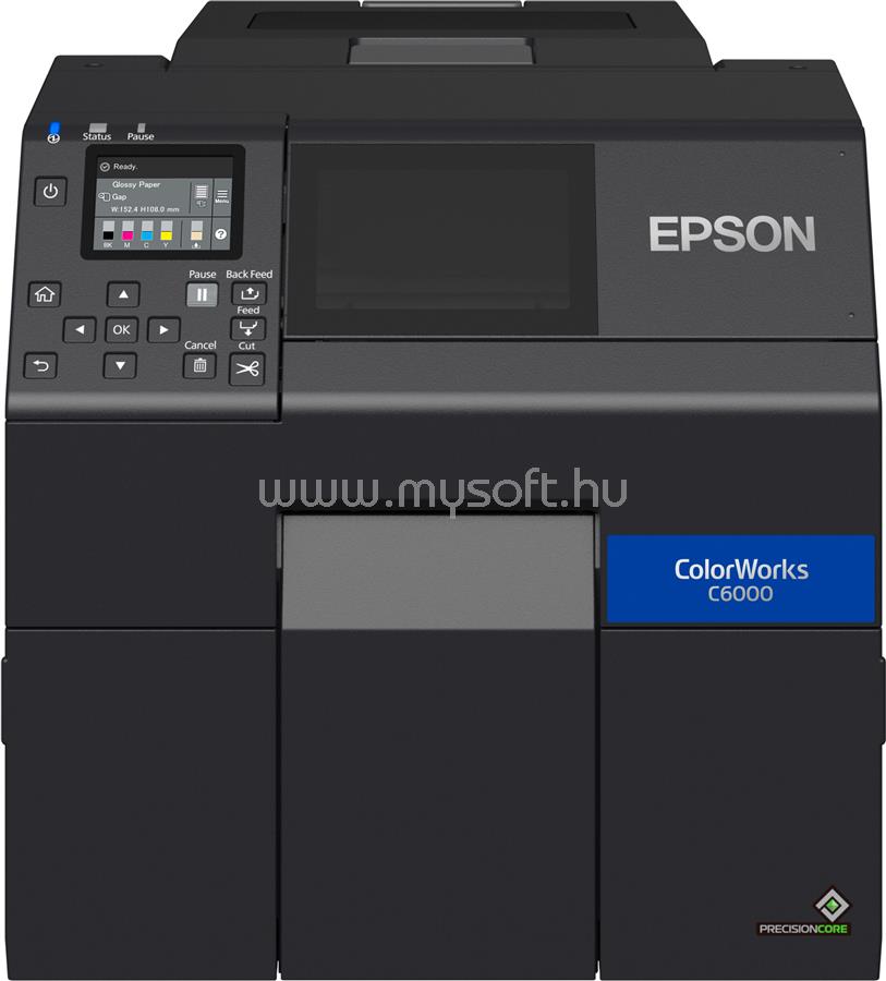 EPSON ColorWorks CW-C6000Ae (BK) ipari színes tintasugaras címkenyomtató