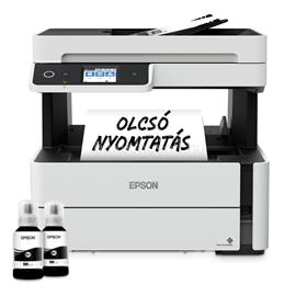 EPSON EcoTank M3170 mono multifunkciós tintasugaras tintatartályos nyomtató (11000 oldalra elegendő tintával) C11CG92403 small