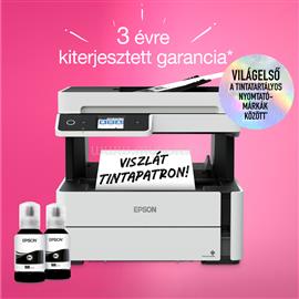 EPSON EcoTank M3170 mono multifunkciós tintasugaras tintatartályos nyomtató (11000 oldalra elegendő tintával) C11CG92403 small