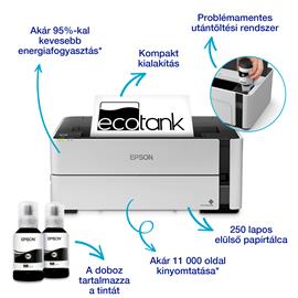 EPSON EcoTank M1170 mono tintasugaras tintatartályos nyomtató (5000 oldalra elegendő tintával) C11CH44402 small