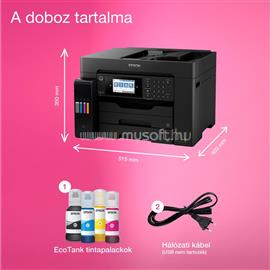 EPSON EcoTank L15150 színes multifunkciós tintasugaras tintatartályos nyomtató (4500/2800 oldalra elegendő tintával) C11CH72402 small