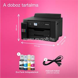 EPSON EcoTank L11160 színes tintasugaras tintatartályos nyomtató (4500/2800 oldalra elegendő tintával) C11CJ04402 small