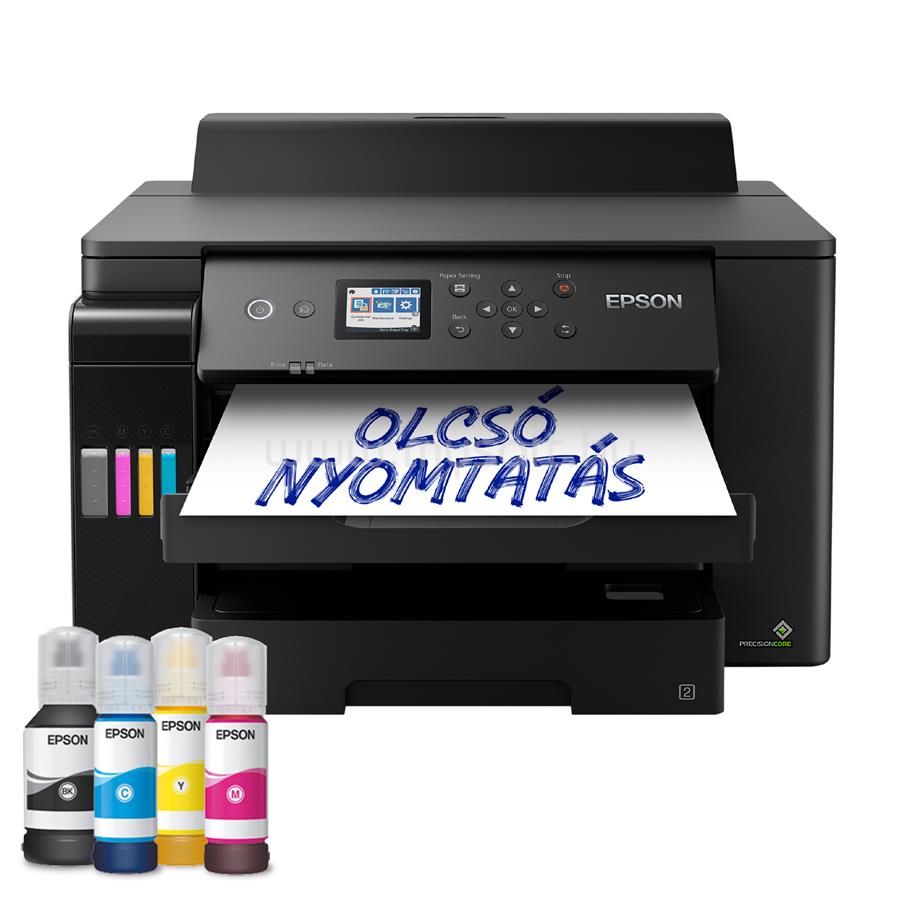 EPSON EcoTank L11160 színes tintasugaras tintatartályos nyomtató (4500/2800 oldalra elegendő tintával)