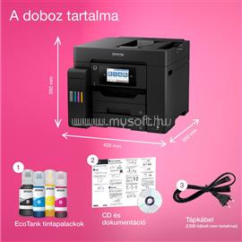 EPSON EcoTank L6550 színes multifunkciós tintasugaras tintatartályos nyomtató (4500/2600 oldalra elegendő tintával) C11CJ30402 small