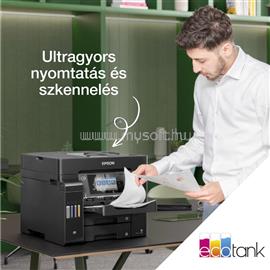 EPSON EcoTank L6550 színes multifunkciós tintasugaras tintatartályos nyomtató (4500/2600 oldalra elegendő tintával) C11CJ30402 small