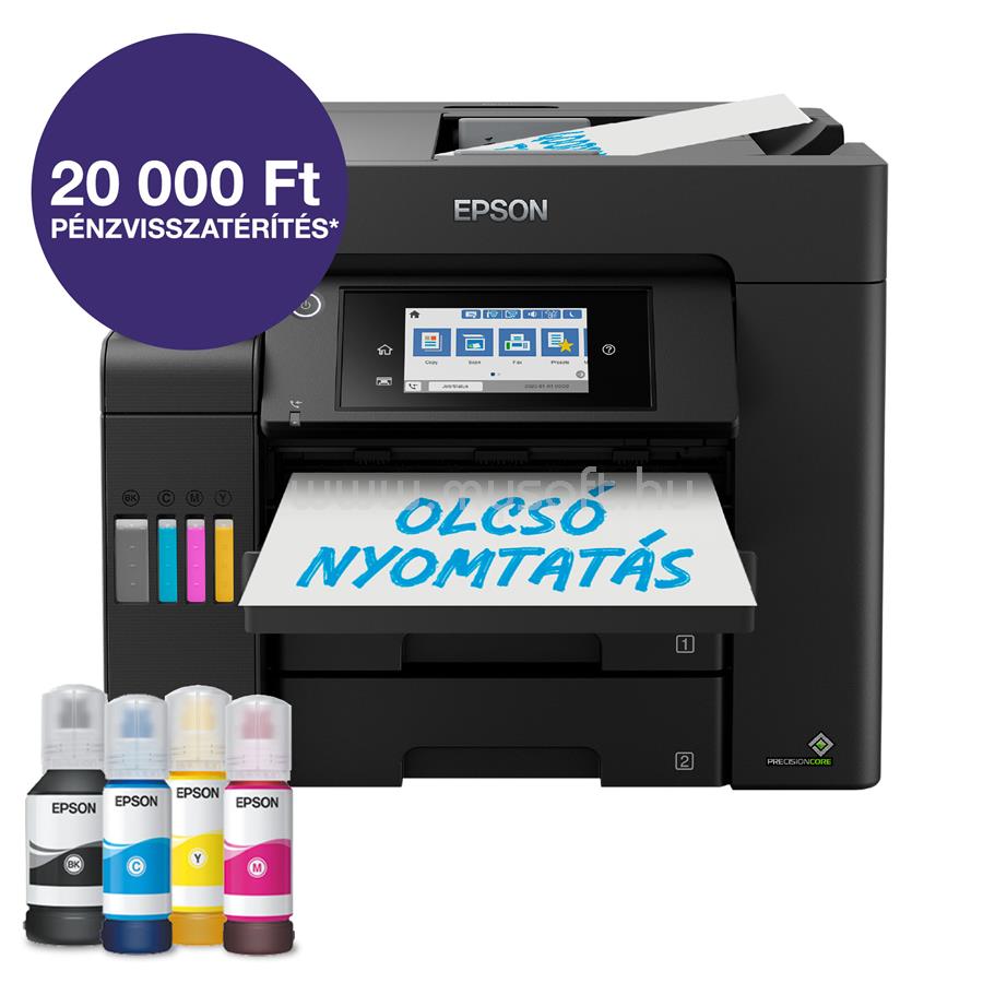 EPSON EcoTank L6550 színes multifunkciós tintasugaras tintatartályos nyomtató (4500/2600 oldalra elegendő tintával)