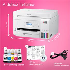 EPSON EcoTank L6276 színes multifunkciós tintasugaras tintatartályos nyomtató (14000/5200 oldalra elegendő tintával) C11CJ61406 small