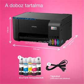 EPSON EcoTank L3271 színes multifunkciós tintasugaras tintatartályos nyomtató (8100/6500 oldalra elegendő tintával) C11CJ67435 small