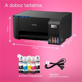 EPSON EcoTank L3231 színes multifunkciós tintasugaras tintatartályos nyomtató (8100/6500 oldalra elegendő tintával) C11CJ68408 small