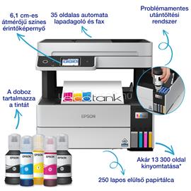 EPSON EcoTank L6490 színes multifunkciós tintasugaras tintatartályos nyomtató (13000/5200 oldalra elegendő tintával) C11CJ88403 small