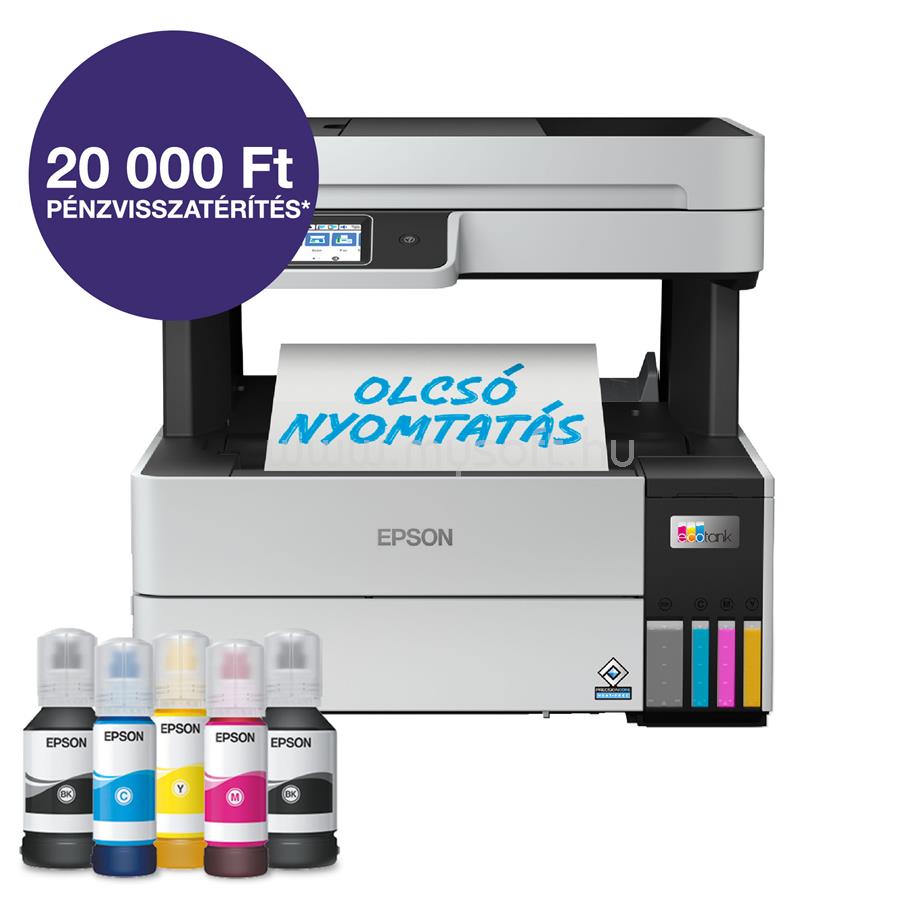 EPSON EcoTank L6490 színes multifunkciós tintasugaras tintatartályos nyomtató (13000/5200 oldalra elegendő tintával)