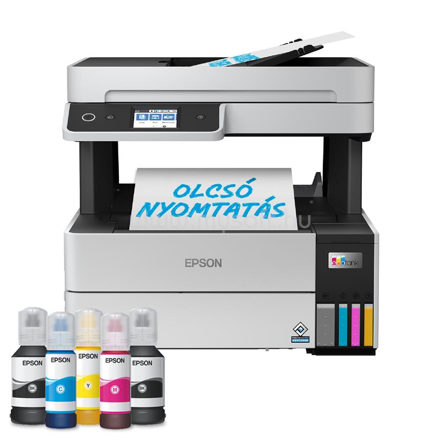 EPSON EcoTank L6460 színes multifunkciós tintasugaras tintatartályos nyomtató (13000/5200 oldalra elegendő tintával)
