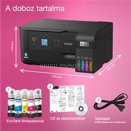 EPSON EcoTank L3560 színes multifunkciós tintasugaras tintatartályos nyomtató (6600/5900 oldalra elegendő tintával) C11CK58403 small