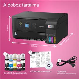 EPSON EcoTank L3560 színes multifunkciós tintasugaras tintatartályos nyomtató (6600/5900 oldalra elegendő tintával) C11CK58403 small