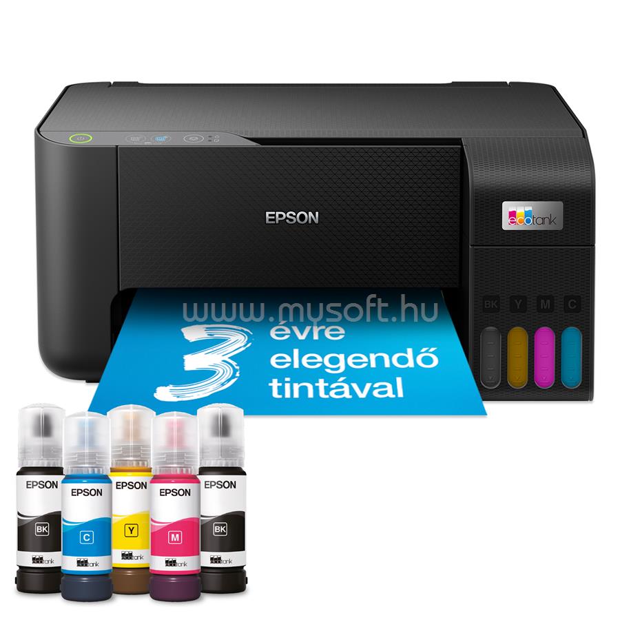 EPSON EcoTank L3210 színes multifunkciós tintasugaras tintatartályos nyomtató