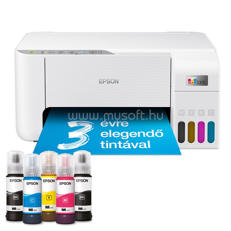 EPSON EcoTank L3256 színes multifunkciós tintasugaras tintatartályos nyomtató