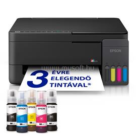 EPSON EcoTank L3350 színes multifunkciós tintasugaras tintatartályos nyomtató( 8300/6500 oldalra elegendő tintával) C11CL62409 small
