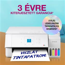 EPSON EcoTank L3366 színes multifunkciós tintasugaras tintatartályos nyomtató (8300/6500 oldalra elegendő tintával) C11CL63411 small