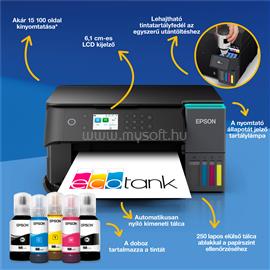 EPSON EcoTank L6360 színes multifunkciós tintasugaras tintatartályos nyomtató (15100/5500 oldalra elegendő tintával) C11CL42401 small