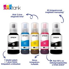 EPSON EcoTank L6370 színes multifunkciós tintasugaras tintatartályos nyomtató (15100/5500 oldalra elegendő tintával) C11CL43403 small