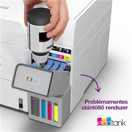 EPSON EcoTank L6376 színes multifunkciós tintasugaras tintatartályos nyomtató (15100/5500 oldalra elegendő tintával) C11CL43404 small