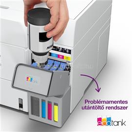 EPSON EcoTank L6376 színes multifunkciós tintasugaras tintatartályos nyomtató (15100/5500 oldalra elegendő tintával) C11CL43404 small