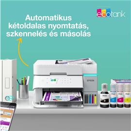 EPSON EcoTank L6376 színes multifunkciós tintasugaras tintatartályos nyomtató (15100/5500 oldalra elegendő tintával) C11CL43404 small