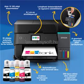 EPSON EcoTank L6390 színes multifunkciós tintasugaras tintatartályos nyomtató (15100/5500 oldalra elegendő tintával) C11CL40405 small