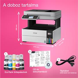 EPSON EcoTank L6460 színes multifunkciós tintasugaras tintatartályos nyomtató C11CJ89403 small