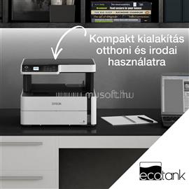 EPSON EcoTank M2170 mono multifunkciós tintasugaras tintatartályos nyomtató (11000 oldalra elegendő tintával) C11CH43402 small