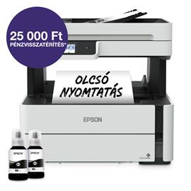 EPSON EcoTank M3180 mono multifunkciós tintasugaras tintatartályos nyomtató (11000 oldalra elegendő tintával) C11CG93403 small