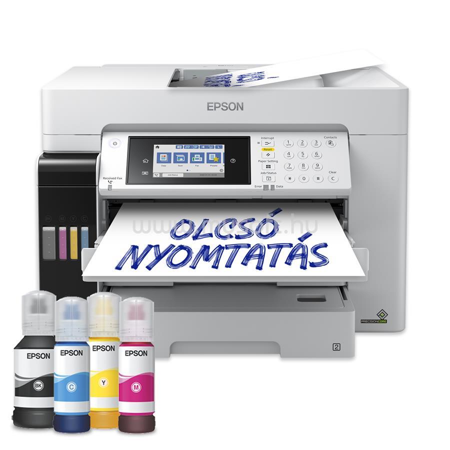 EPSON EcoTank Pro L15180 színes multifunkciós tintasugaras tintatartályos nyomtató (4500/2800 oldalra elegendő tintával)