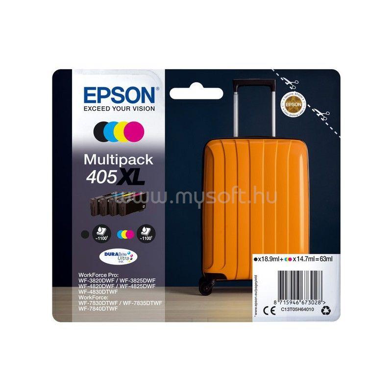 EPSON Eredeti 405XL fekete/cián/bíbor/sárga DURABrite Ultra multipack extra nagy kapacitású tintapatronok (63ml)