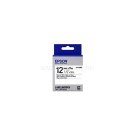 EPSON Label Cartridge Standard LK-4WBN Black/White 12mm (9m) C53S654021 small