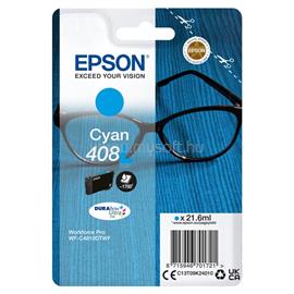 EPSON 408L Eredeti cián DURABrite Ultra nagy kapacitású tintapatron (1700 oldal) C13T09K24010 small