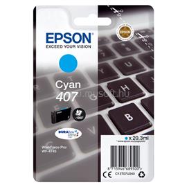 EPSON 407L Eredeti cián Billentyűzet DURABrite Ultra tintapatron (20,3 ml) C13T07U240 small