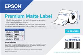 EPSON 102mm x 76mm prémium tintasugaras 440 címke/tekercs C33S045532 small