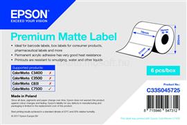 EPSON prémium matt inkjet 76mm x 51mm 2310 címke/tekercs C33S045725 small