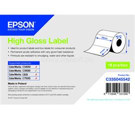 EPSON S045534 eredeti címketekercs C33S045534 small
