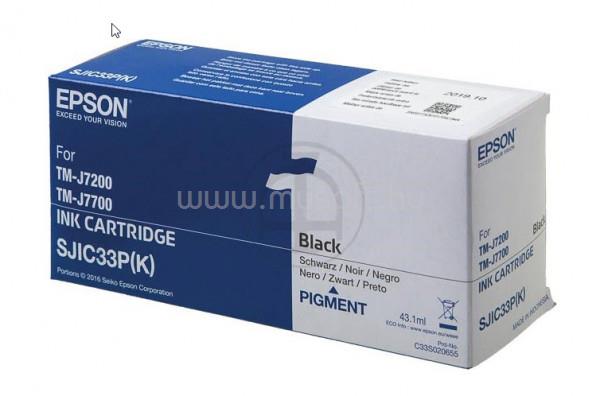 EPSON SJIC33P(K) J7200 Tintapatron Black 43,1ml