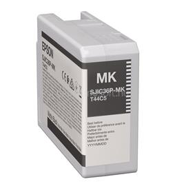 EPSON SJIC36P(MK) C6500/C6000 Tintapatron Matt Black 80ml C13T44C540 small